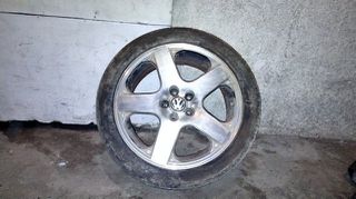 VW GOLF (1998-2004) ΖΑΝΤA ΑΛΟΥΜΙΝΙΟΥ ΜΕ ΛΑΣΤΙΧΟ ΠΑΛΙΑΣ ΗΜΕΡΟΜΗΝΙΑΣ ΔΙΑΣΤΑΣΕΙΣ ΕΛΑΣΤΙΚΩΝ 225 / 45 / R17 (ΓΝΗΣΙΑ)
