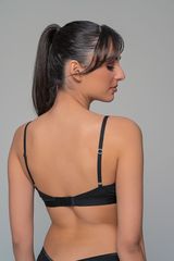 Bralette Λύκρα Μαύρο-thumb-1
