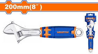 Wadfow WAW2208 Γαλλικό Κλειδί Μήκους 203.2mm με Άνοιγμα Σιαγόνων έως 30mm και Αντιολισθητική Λαβή 8"