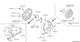 ΣΕΤ ΛΑΣΤΙΧΑΚΙΑ ΚΥΛΙΝΔΡΑΚΙ ΦΡΕΝΟΥ NISSAN D410017C92