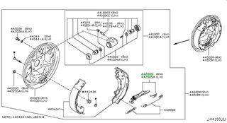 ΡΥΘΜΙΣΤΗΣ ΣΙΑΓΩΝΑΣ ΦΡΕΝΟΥ ΔΕΞΙ NISSAN  MICRA K13  D42001HD2A