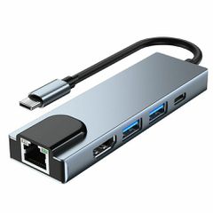 Tech-Protect V3-HUB USB 3.0 Hub 3 Θυρών με σύνδεση USB-C & Θύρα Φόρτισης - Γκρι