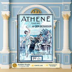 ΑΤΗΕΝΕ (valse) by Don Richardson [Shapiro Bernstein: New York 1915] Αθήνα - παρτιτούρα για πιάνο - αμερικάνικη, Σύλλογος Αθηναίων Νέας Υόρκης, piano