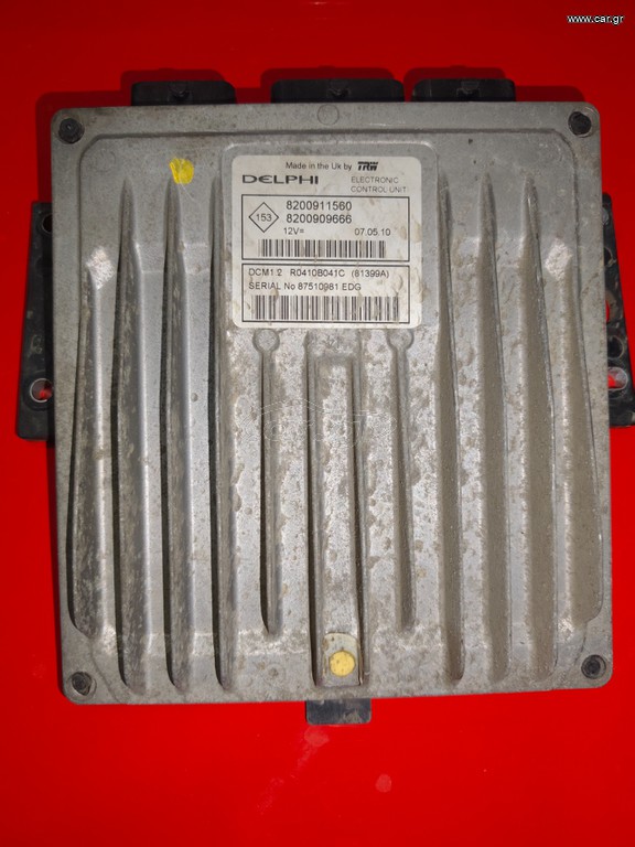 RENAULT CLIO - KANGOO 1.5 DCI 2008-2013 Εγκέφαλος Μηχανής 8200911560 8200909666 DCM 1.2