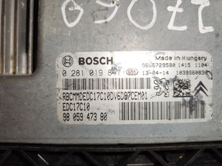 Peugeot 208 citroen Berlingo  0281019817 1.4-1.6L diesel 9805947380  EDC17C10-thumb-1