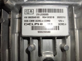 ΕΓΚΕΦΑΛΟΣ ΚΙΝΗΤΗΡA PEUGEOT CITROEN 2.0 HDI  DELPHI DCM3.4 9663548180-thumb-1