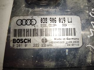 Εγκέφαλος  Κινητήρα AUDI VW  1.9 TDI AVF '00-'05 038906019LJ 0281011222-thumb-1