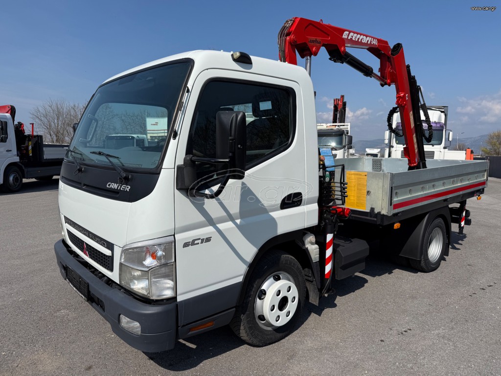 Γερανός-Φορτηγά Με Γερανό Mitsubishi 2007 Canter Fuso 6c15 Γερανός Ferrari540 3Υδραυλικα 4Ποδαρικα