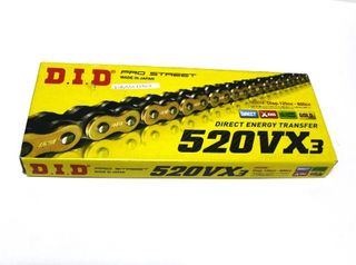 Αλυσιδα 520 DID (VX3) 118 L. Χρυση