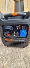 Γεννήτρια Kraft 6000i Ισχύ 6.9kVA Κωδικός 63792 Αθόρυβη Inverter Βενζίνης Τετράχρονη με Ηλεκτρική Μίζα