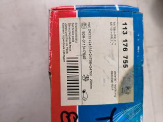 Τακάκια Φρένων Εμπρός Topran 113 176 755 (VAG 8K0 698 151 F) - Καινούργια