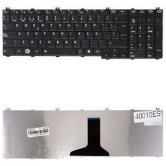 Teclado Español para Portátil - Spanish Laptop Keyboard για Toshiba Satellite C650 C655 C660 L650 L670 L750 L755 C650D PK130CK1C04 PK130CK2A00 NSK-TN0SV MP-09N13US-698 ES Black ( Κωδ.40010ES )