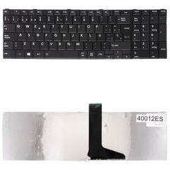 Teclado Español para Portátil - Spanish Laptop Keyboard για Toshiba Satellite C850 C855 C855D L850 L850D L855 L855D NSK-TV1SU 6037B0068102 9Z.N7USU.10F MP-11B53US-930W ES Black ( Κωδ.40012ES )