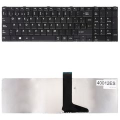 Teclado Español para Portátil - Spanish Laptop Keyboard για Toshiba Satellite C850 C855 C855D L850 L850D L855 L855D NSK-TV1SU 6037B0068102 9Z.N7USU.10F MP-11B53US-930W ES Black ( Κωδ.40012ES )