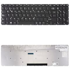 Teclado Español para Portátil - Spanish Laptop Keyboard για Toshiba Satellite L50-B L50D-B L50DT-B L50T-B L50-B-1GP AEBLIU00020 MP-13R83US-9201 AEBLIA00010 NSK-V90SQ ES No Frame Black ( Κωδ.40329ESNOF
