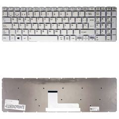 Teclado Español para Portátil - Spanish Laptop Keyboard για Toshiba Satellite L50-B L50D-B L50DT-B L50T-B L50-B-1GP AEBLIU00020 MP-13R83US-9201 AEBLIA00010 NSK-V90SQ ES No Frame White ( Κωδ.40329ESNOF