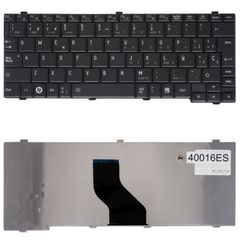 Teclado Español para Portátil - Spanish Laptop Keyboard για Toshiba Mini NB200 NB250 NB255 NB205 NB201 NB202 NB203 NSK-TJ00S 9Z.N2P82.00S 9Z-N2P82.00F NSK-TJ00F 120100376 ES Black ( Κωδ.40016ES )