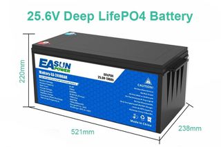 Μπαταρία Βαθειάς εκφόρτησης Λιθίου LiFePo4  24V - 100AH