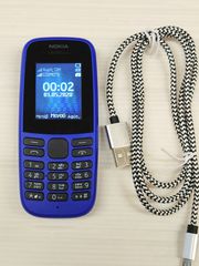 Nokia 105 (2019) dual SIM ΜΠΛΕ Α9526 ΤΙΜΗ-thumb-1