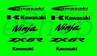 Αυτοκόλλητα σετ για Kawasaki Ninja ZX6 R