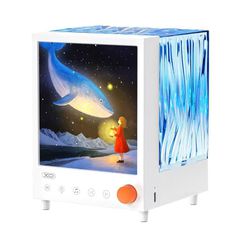 XO 249-0268 Led Παιδικό Φωτιστικό Projector Λευκό 16.53x12.84x12.17εκ.