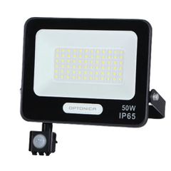 LED προβολέας με αισθητήρα κίνησης 50W με ψυχρό φως 6000K IP65