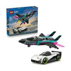 LEGO(R) City: Jet vs. Car (60489)