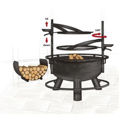 Cookking Multi functional Fire Bowl Bandito-thumb-5