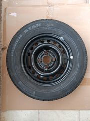 Ζαντολάστιχο (1τμχ) 5Jx13 ET49 για Opel Corsa, Daewoo Lanos και ελαστικό 175/70R13.