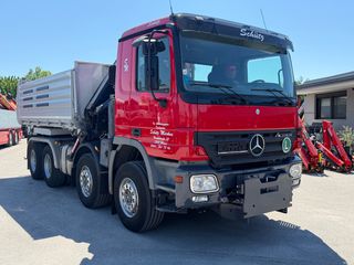 Ανατροπή + Γερανός Mercedes-Benz 2008 ACTROS 4141K 8x4 EURO 5-thumb-1