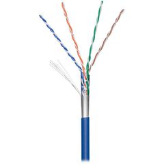 GOOBAY 93265 F/UTP Cat.5e Καλώδιο Δικτύου Ethernet χωρίς ακροδέκτες 100m Μπλε 1τμχ