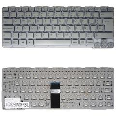 Teclado Español para Portátil - Spanish Laptop Keyboard για Sony Vaio SVE14A SVE14 SVS14 SVE14A2M1R 149114711US 9Z.N6BBF.R01 149009951LA 149118711ES 149113211CH ES Nο Frame Silver ( Κωδ.40322ESNOFRSIL