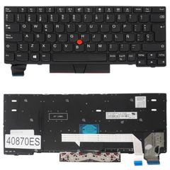 Teclado Español para Portátil - Spanish Laptop Keyboard για Lenovo ThinkPad X280 20KF 20KE X390 20Q0 20Q1 20SC 20SD A285 20MW 20MX X395 20NL 20NM L13 Yoga 20R5 20R6 Gen 2 20VH X13 20T2 20T3 01YP080 ES