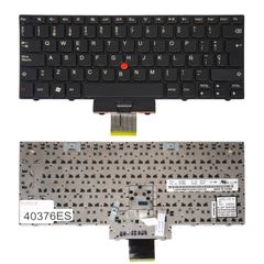Teclado Español para Portátil - Spanish Laptop Keyboard για Lenovo Thinkpad X100 X100E E10 X120 X120E E11 X100E-2876 X100E-3506 X100E-3507 X100E-3508 60Y9886 60Y9861 ES Pointer Black ( Κωδ.40376ES )