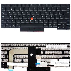 Teclado Español para Portátil - Spanish Laptop Keyboard για Lenovo ThinkPad T470 20JN A475 T480 20L6 A485 01AX476 01AX435 01AX394 SN20L72703 SN20L72673 ES Pointer Black ( Κωδ.40787ESPOINTER )