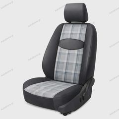 Καλύμματα Καθισμάτων BYD Atto 3 από Δερματίνη & Καρό Ύφασμα