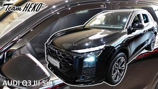 Heko - Ανεμοθραύστες Παραθύρων Για Audi Q3 (F3) III 2025 > 5πορτο υλικό Acrylic Χρώμα Φιμέ - 4 τεμ. (ΑΝΕΜ.SET20204)