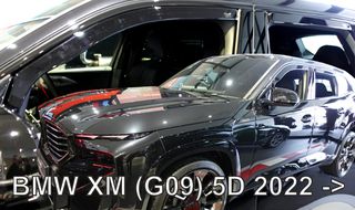 Heko - Ανεμοθραύστες Παραθύρων Για BMW XM (G09) 2022 > 5πορτο υλικό Acrylic Χρώμα Φιμέ - 4 τεμ. (ΑΝΕΜ.SET11004)
