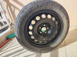 Ρεζέρβα 16" Γνήσια VAG (Volkswagen Audi) , (5x100) με Λάστιχο Dunlop 205/55 R16