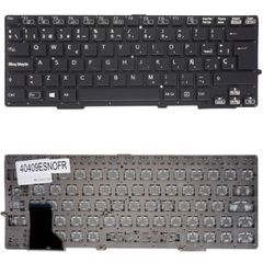 Teclado Español para Portátil - Spanish Laptop Keyboard για Sony Vaio SVS13 SVE13 SVS131 SV-E13 SVS13A 1-490-143-21 149014321USX 1-490-097-11 9Z.N6BBF.401 ES Nο Frame Black ( Κωδ.40409ESNOFR )