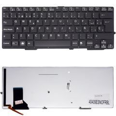 Teclado Español para Portátil - Spanish Laptop Keyboard για Sony Vaio SVS13 SVE13 SVS131 SV-E13 SVS13A 1-490-143-21 149014321USX 1-490-097-11 9Z.N6BBF.401 ES Nο Frame Backlight Black ( Κωδ.40409ESNOFR