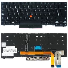 Teclado Español para Portátil - Spanish Laptop Keyboard για Lenovo Thinkpad E480 20KN 20KQ T490 20N2 20N3 E485 20KU E490 20N8 20N9 L480 20LS 20LT R480 01YP240 01YP320 01YP400 SN20P32754 20KN0006AU ES