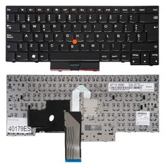 Teclado Español para Portátil - Spanish Laptop Keyboard για Lenovo Thinkpad Edge E430 E430C E435 E330 E335 E535 04W2520 04W2557 04Y0227 04Y0190 04W2873 0B35832 04Y0257 ES Pointer Black ( Κωδ.40179ES )