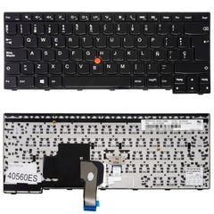 Teclado Español para Portátil - Spanish Laptop Keyboard για Lenovo ThinkPad E450 20DC 20DD E455 20DE E450c 20EH E460 20ET 20EU E465 20EX 04X6141 04X6101 04X6181 01AV295 ES Pointer Black ( Κωδ.40560ES