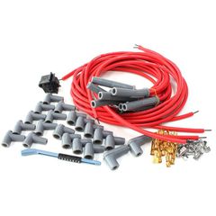 ΜΠΟΥΖΟΚΑΛΩΔΙΑ UNIVERSAL Xpro 8.5mm V8 Ignition Lead Set with Multi-angle Boots Spark Plug Wires - Red - Suit Standard & HEI Caps