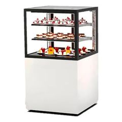 ΠΡΟΣΦΟΡΑ!!! Sayl IN60/50-110CG (GRAB & GO) Βιτρίνα Θερμαινόμενη 4ων Όψεων INTEGRA με Βάση 60cm - & 2 Ράφια-Διαστάσεις: 60x60x110cm