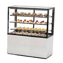 ΠΡΟΣΦΟΡΑ!!! SAYL IN120/80-140C (120x60x140cm) Βιτρίνα Θερμαινόμενη 4ων Όψεων INTEGRA με Βάση 120cm +60°C