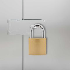 Κλειδαριά U με Κλειδιά 100 τεμ. Ορείχαλκος Σίδερο 42021901