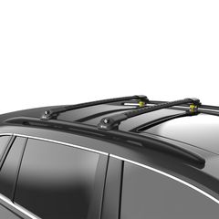 Μπάρες οροφής Turtle Air1 μαύρες συμβατές με Volkswagen T-Cross (Raised Rails)