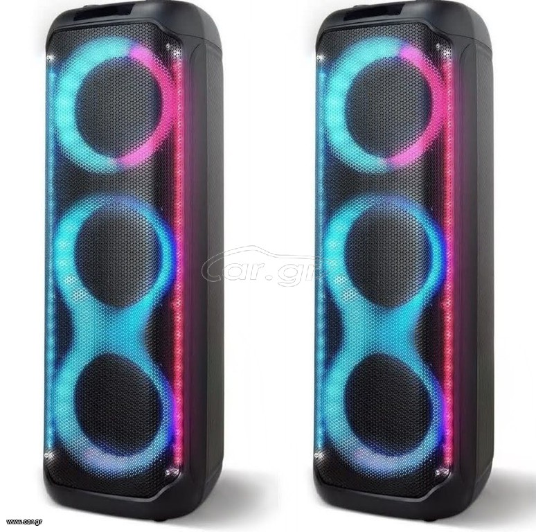Ηχεια σετ 6x8 inch bluetooth karaoke battery